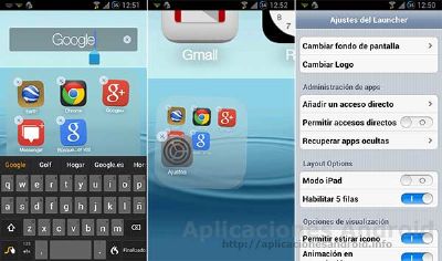 launcher, lanzador, iOS