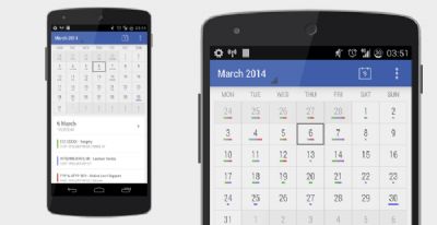Google Calendar, Calendar