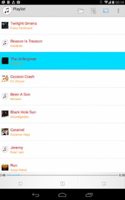 Musica, MP3, player, nube, cloud, Dropbox, Google Drive, Box
