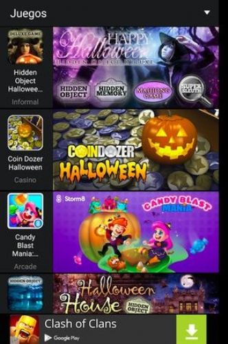 Zedge es una aplicación para dispositivos Android que permite personalizar los tonos, fondos e iconos con un tema específico, en este caso el de la Noche de Brujas, Halloween.