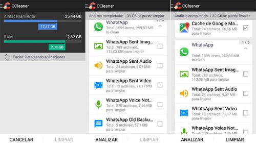 CCleaner es la más importante aplicación de mantenimiento y limpieza para dispositivos Android del mercado y ahora te permite limpiar todos los datos dejados por WhatsApp.