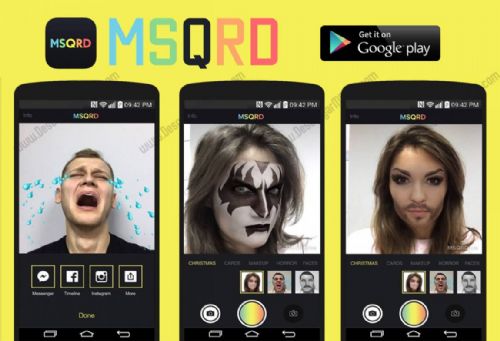 MSQRD (Masquerade) se hizo muy famosa en dispositivos iOS por su facilidad de cambiar los rostros de tus amigos en animales o artistas famosos, ahora llega a Android con muchos nuevos efectos.