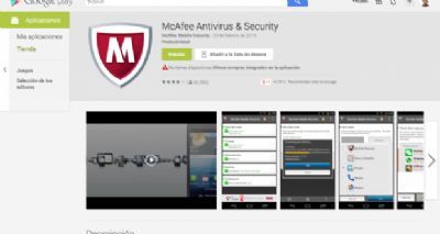 McAfee Mobile Security, antivirus gratuito para Android