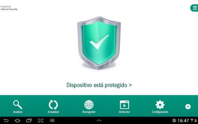 Kaspersky Internet Security es el mejor cazador de malware para Android