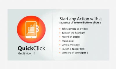 QuickClick Gold te permite controlar tu Android con las teclas de volumen